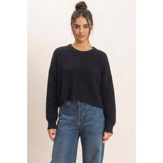 Oversized Cropped Sweater