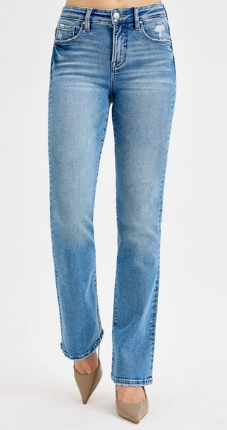 Risen Piper Tummy Control Straight Jeans 33in inseam