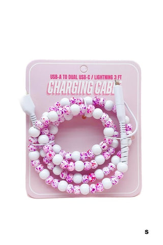 Beaded Dual Fast Charger