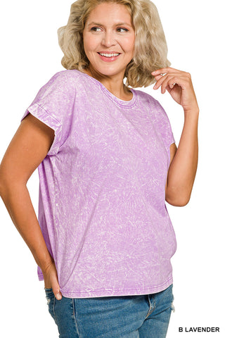 Plus Mineral Cuff Top