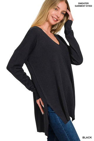 Hi-Low Hem Carter Tunic Sweater
