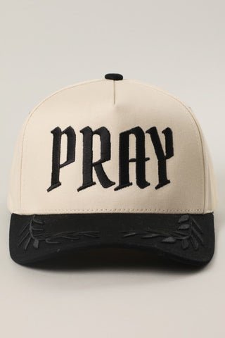 Pray Embroided Snap Back