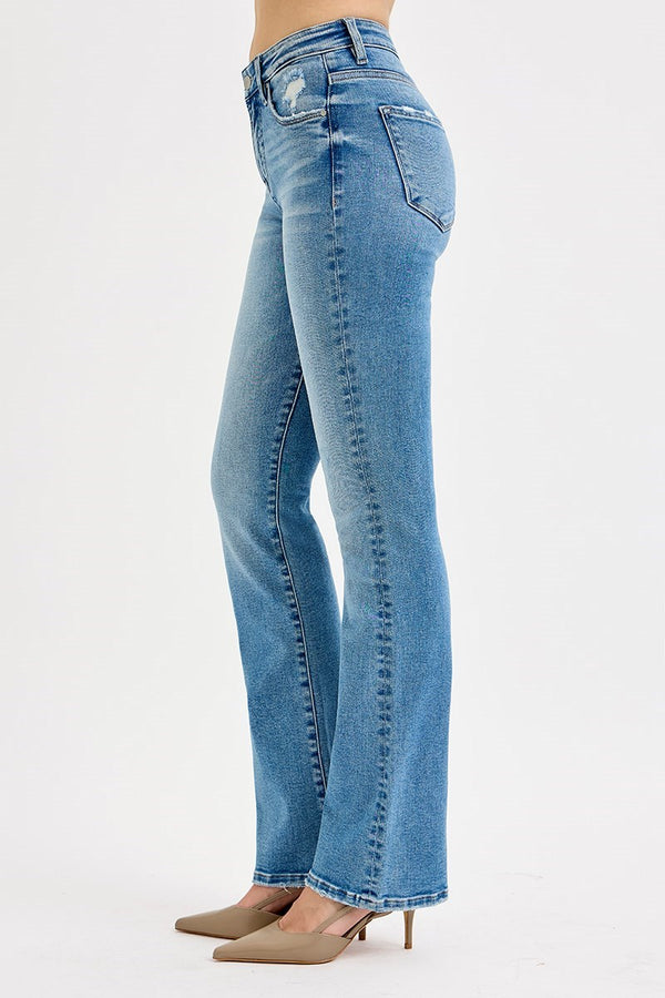 Risen Piper Tummy Control Straight Jeans 33in inseam