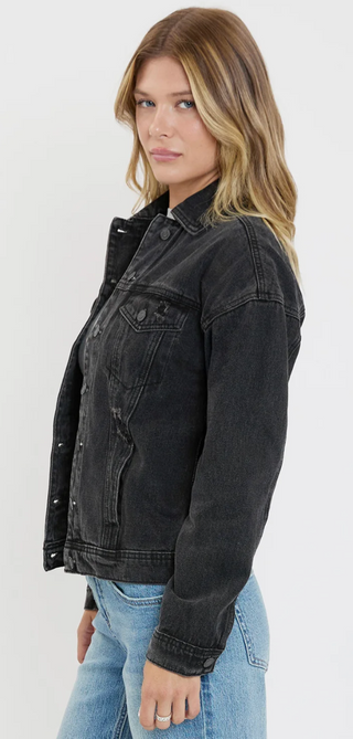 Vintage Black Denim Jacket