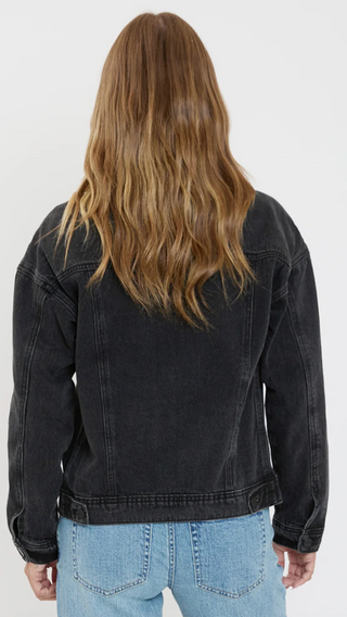 Vintage Black Denim Jacket