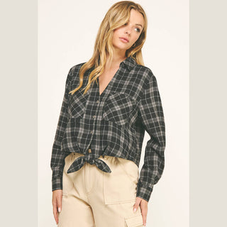 Carter Front Tie Flannel