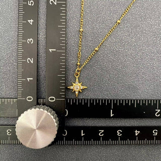 Star Charm 3 Layer Chain Necklace