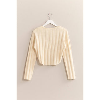 Candice Cropped Sweater Top