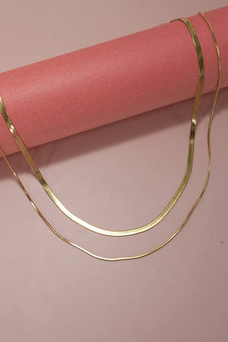 STAINLESS STEEL TARNISH FREE  MULTI LAYER NECKLACE