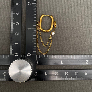 Chain fringe Earrings