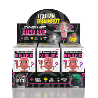 Absurdio Italian Brainrot 3-in-1 LED Keychain Fidget Clicker Toy Blind Box (1pc) - Rise and Redemption
