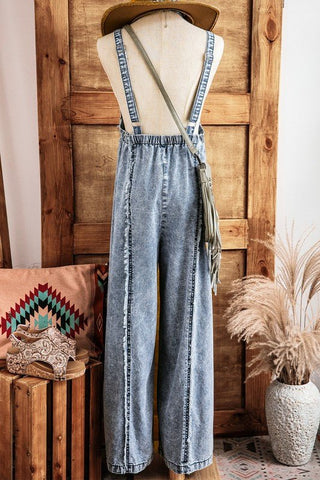 Acid Denim Jumpsuit - Rise and Redemption