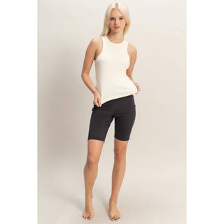 Acid Washed Ribbed Tank Top - Rise and Redemption
