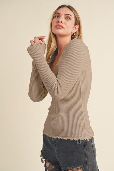 Adalie Ruffle Knit - Rise and Redemption