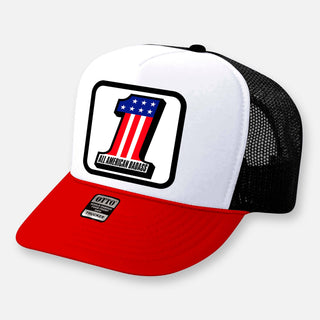 ALL AMERICAN BADASS USA TRUCKER HAT - Rise and Redemption