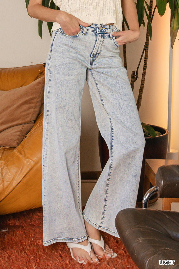 Allee Acid Light Wash Denim - Rise and Redemption