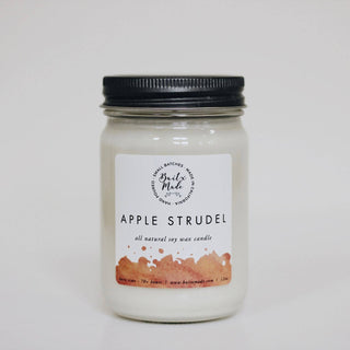 Apple Strudel Candle, 12 oz - Rise and Redemption