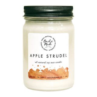 Apple Strudel Candle, 12 oz - Rise and Redemption