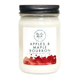 Apples + Maple Bourbon Candle, 12 oz - Rise and Redemption