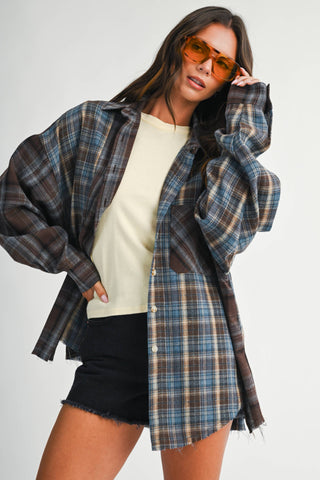 Asher Plaid Flannel Shirt - Rise and Redemption