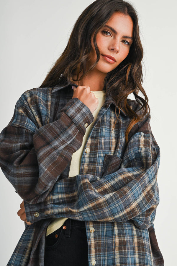 Asher Plaid Flannel Shirt - Rise and Redemption