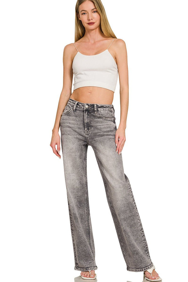 Axil Asphalt Straight Leg Denim - Rise and Redemption