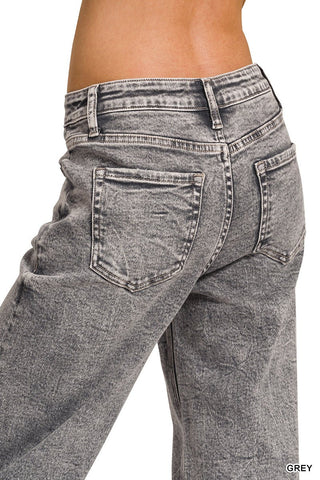 Axil Asphalt Straight Leg Denim - Rise and Redemption