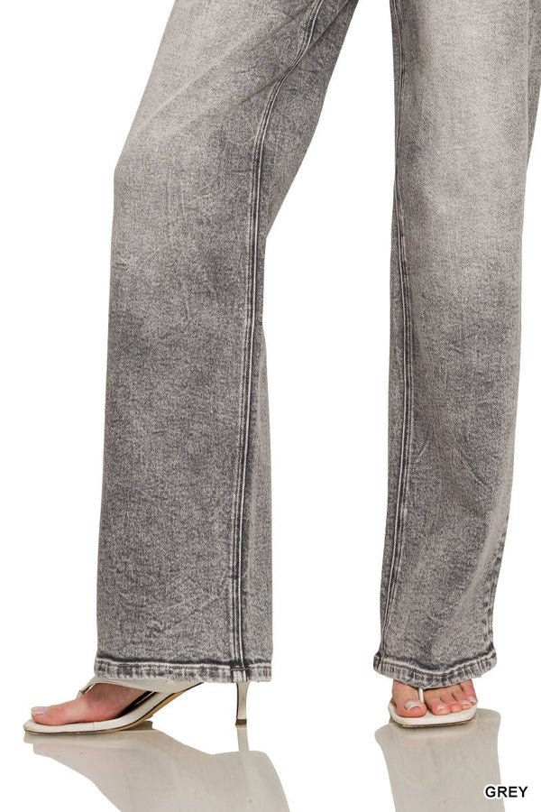 Axil Asphalt Straight Leg Denim - Rise and Redemption