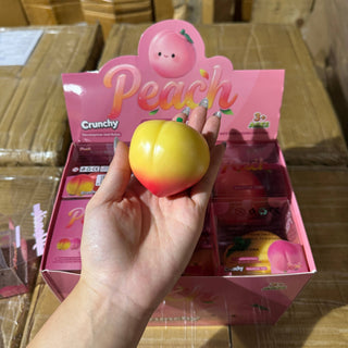 Crackling Crunchy Gradient Peach Squishy