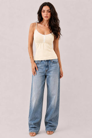 Babydoll Lace Trim Camis - Rise and Redemption