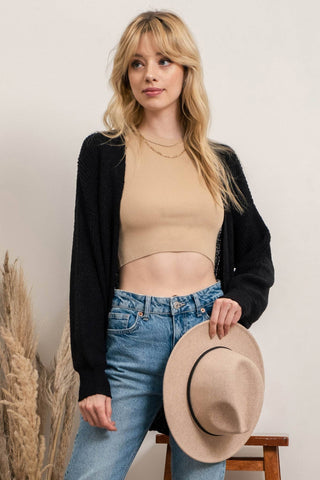 BACK CRISS CROSS CARDIGAN - Rise and Redemption