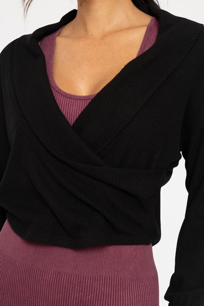 Ballet Ribbed Wrap Knit - Rise and Redemption