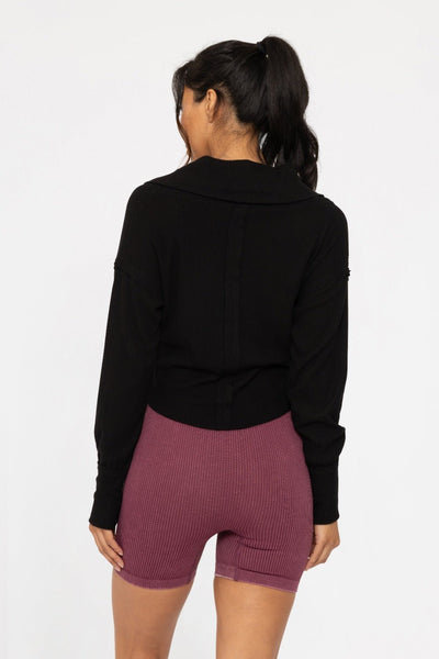 Ballet Ribbed Wrap Knit - Rise and Redemption