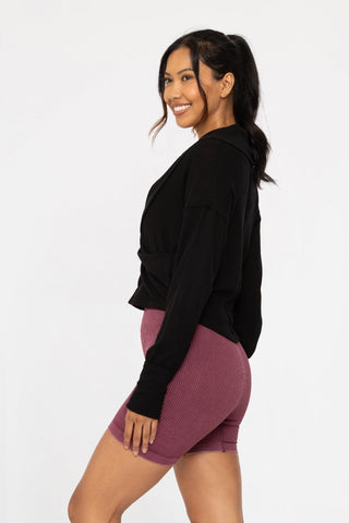 Ballet Ribbed Wrap Knit - Rise and Redemption