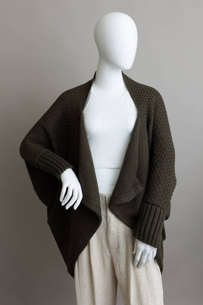 Bat Sleeve Knit Cardigan - Rise and Redemption