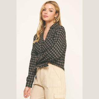 Celia Front Knot Flannel