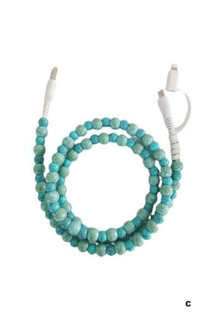 Beaded Dual Fast Charger - Rise and Redemption