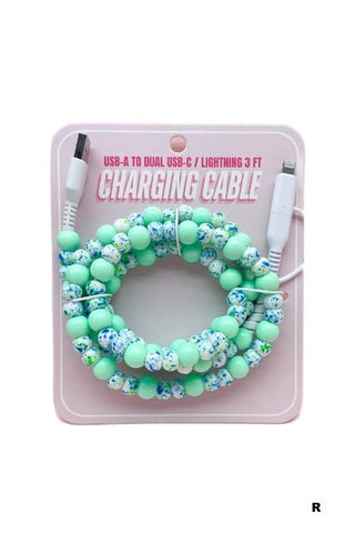 Beaded Dual Fast Charger - Rise and Redemption
