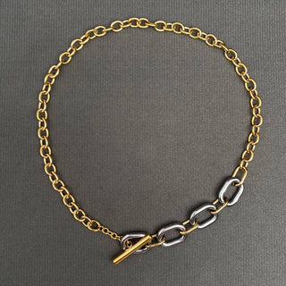 Carter Mixed Metal Chain Necklace
