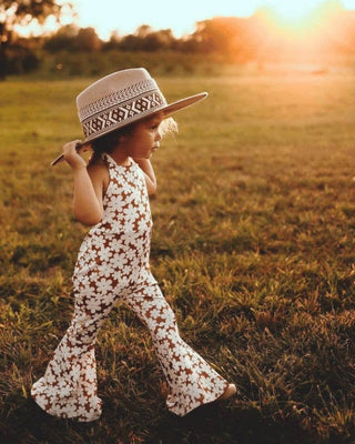 Bell Bottom Jumpsuit - Flower Child - Rise and Redemption