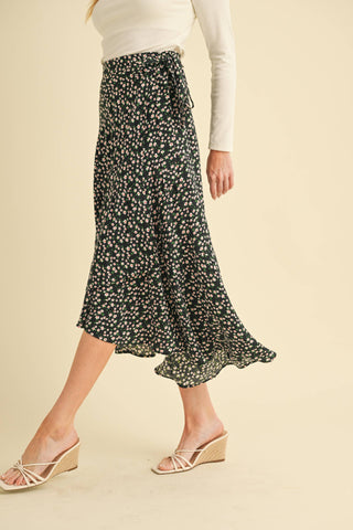Bella Floral Wrap Skirt - Rise and Redemption