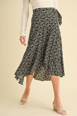 Bella Floral Wrap Skirt - Rise and Redemption