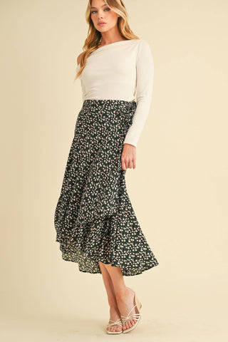 Bella Floral Wrap Skirt - Rise and Redemption