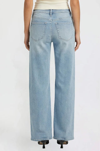 Bella light washed wide leg denim - Rise and Redemption
