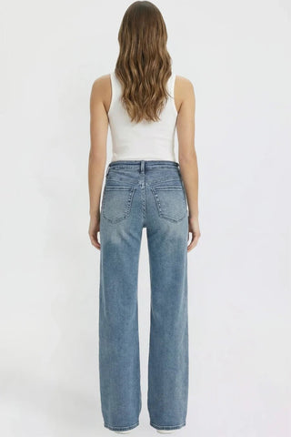 Bella Medium Washed Wide Leg Denim - Rise and Redemption