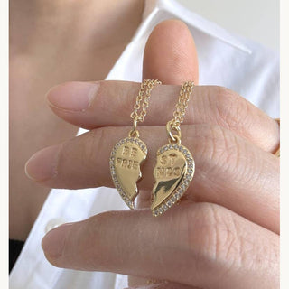 Best Friends necklace dainty jewelry gold necklace - Rise and Redemption