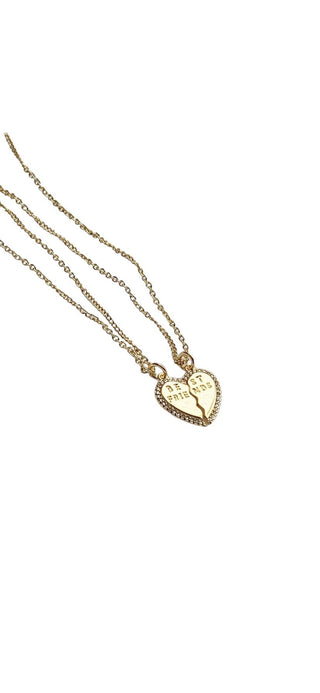 Best Friends necklace dainty jewelry gold necklace - Rise and Redemption