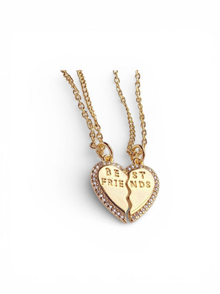 Best Friends necklace dainty jewelry gold necklace - Rise and Redemption