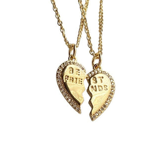 Best Friends necklace dainty jewelry gold necklace - Rise and Redemption