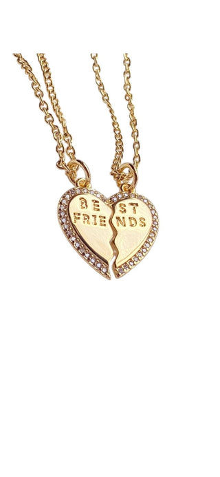 Best Friends necklace dainty jewelry gold necklace - Rise and Redemption